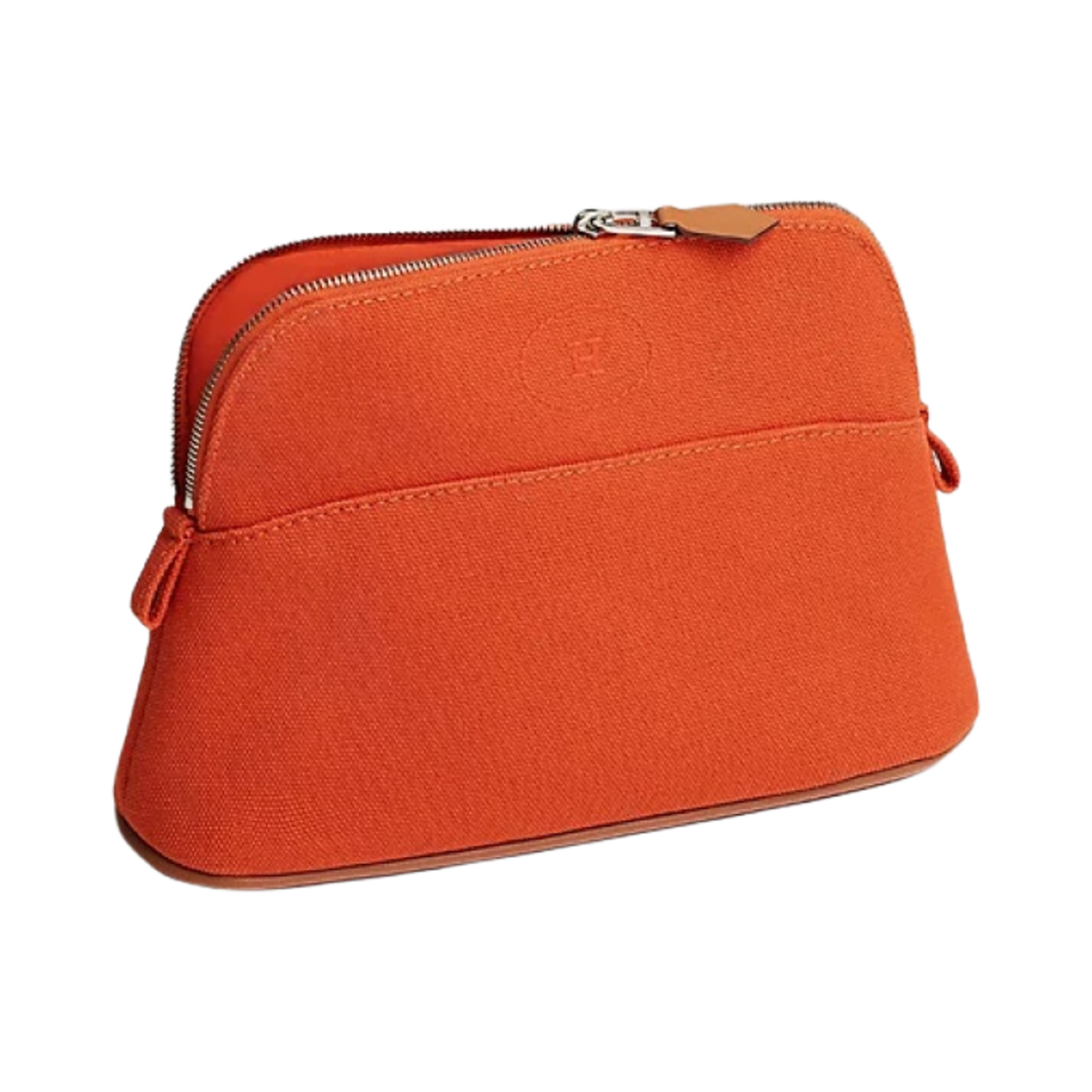 H103773M02 Hermes  Bolide Case Mini Model Canvas & Orange Feu