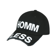 Hommless Cut Brim Cap Black