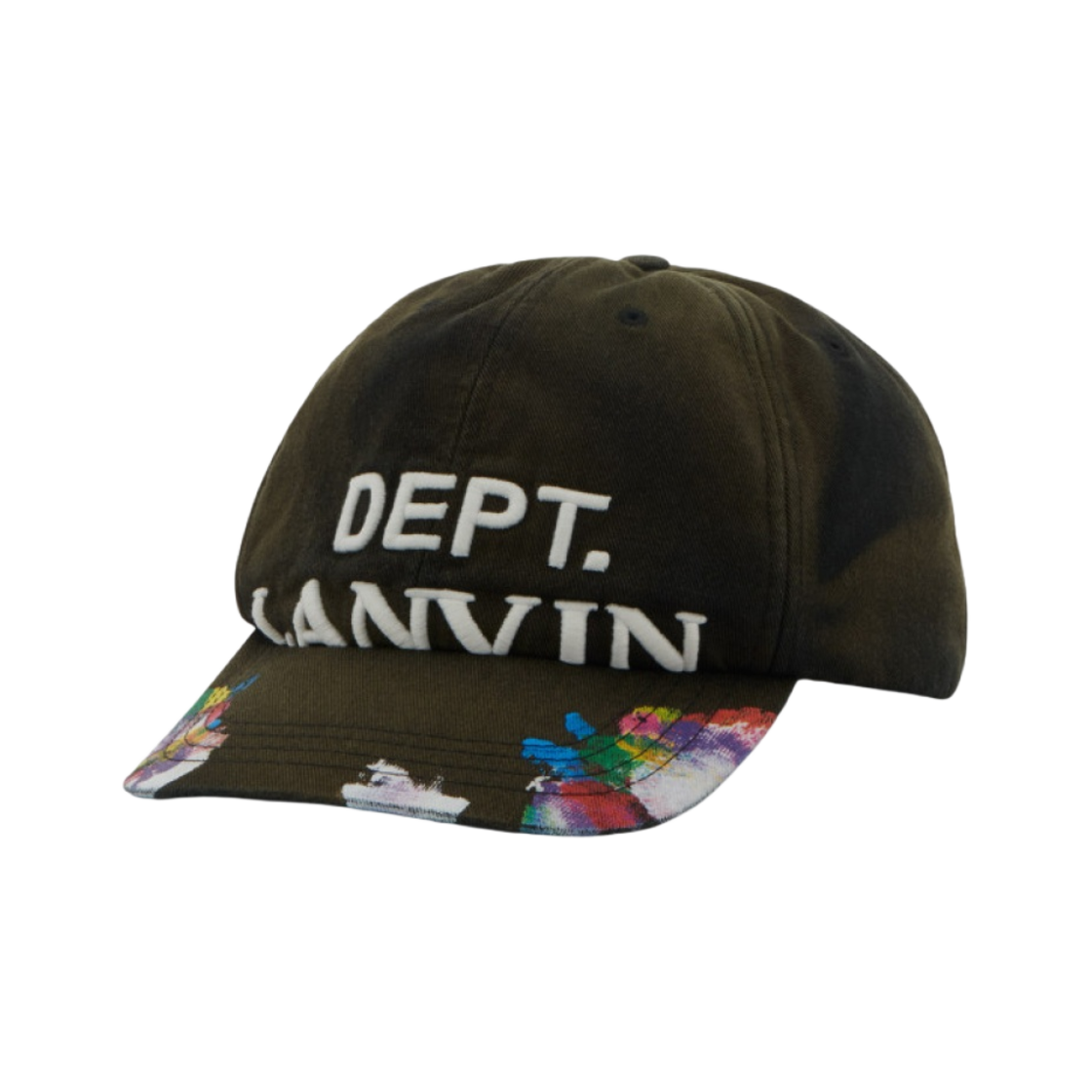 갤러리 디파트먼트 x 랑방 페인티드 캡 블랙(Gallery Dept. x Lanvin Painted Cap Black)