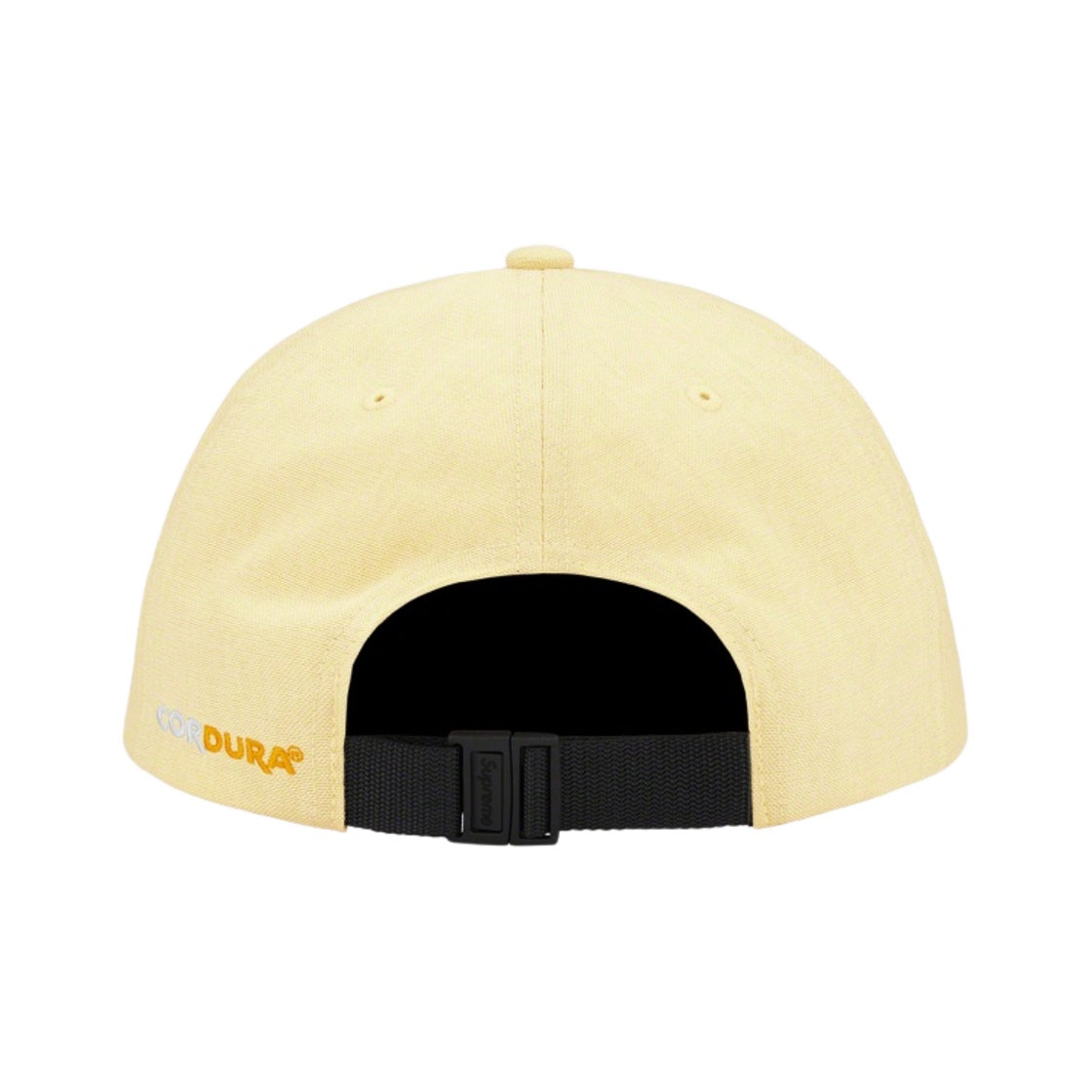 슈프림 브러쉬드 코듀라 스몰 박스 6-패널 캡 페일 옐로우 - 22FW(Supreme Brushed Cordura Small Box 6-Panel Pale Yellow - 22FW) - 2