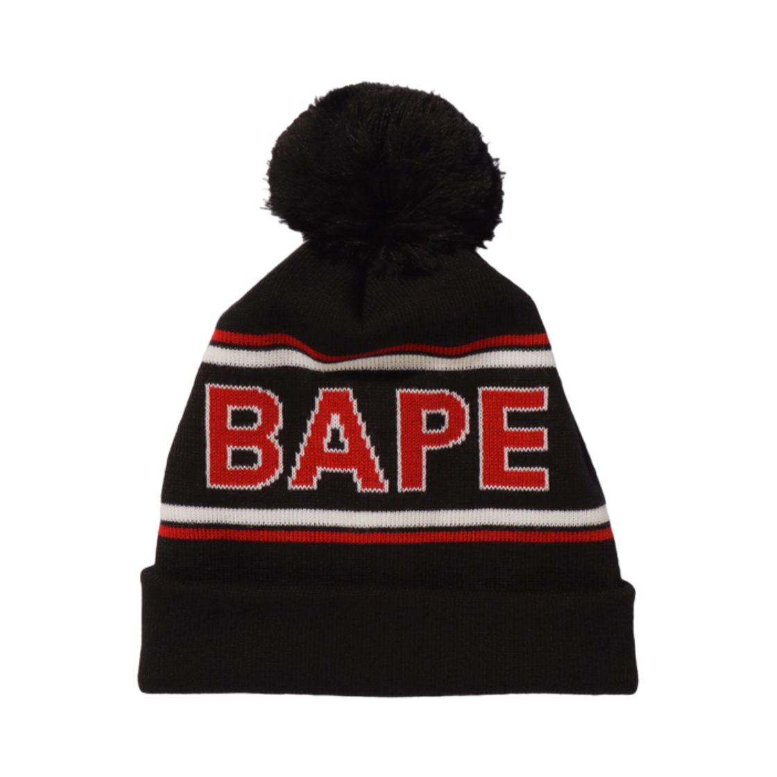 베이프 베이프 니트 캡 블랙(BAPE Bape Knit Cap Black) - 1