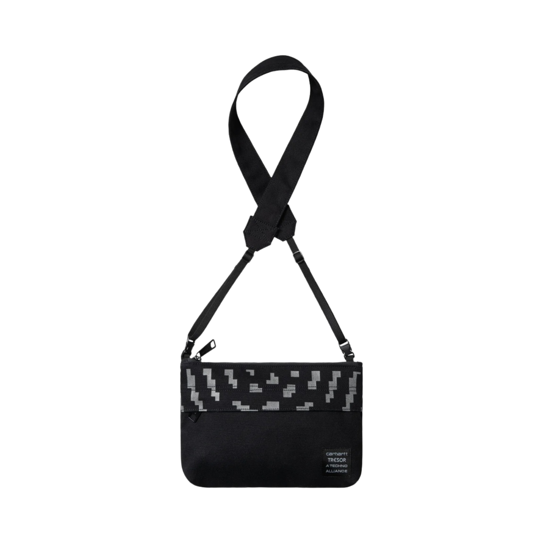 칼하트 WIP x 트레조 웨이 오브 더 라이트 스트랩 백 블랙(Carhartt WIP x Tresor Way Of The Light Strap Bag Black)