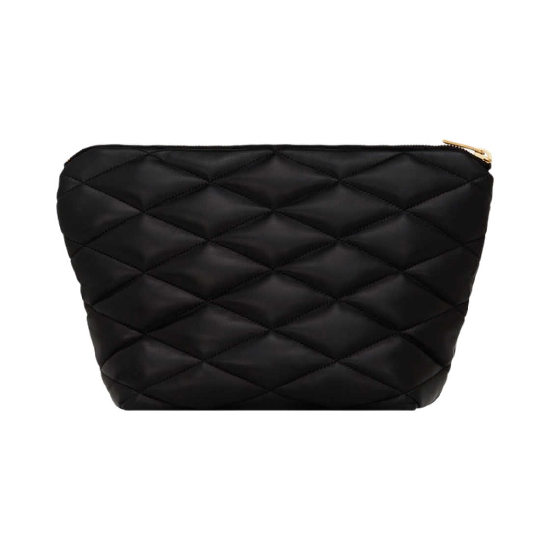 생로랑 퀼티드 램스킨 세이드 파우치 블랙(Saint Laurent Sade Pouch in Quilted Lambskin Black) - 2