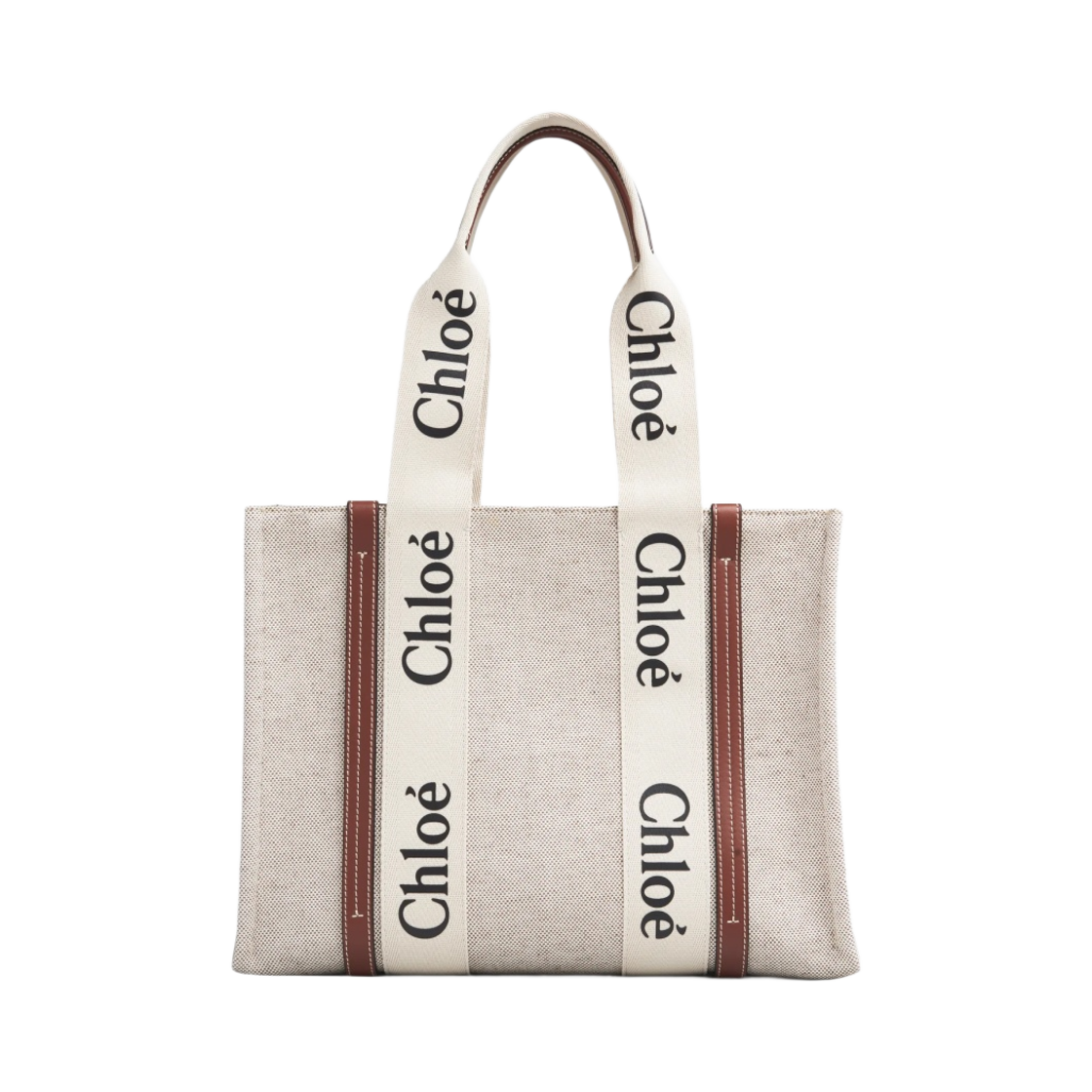 끌로에 우디 미디움 토트백 브라운(Chloe Woody Medium Tote Bag Brown) - 2