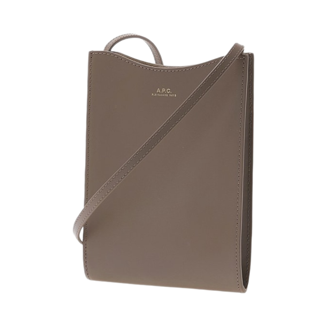 PXBMW-F63412-BAM A.P.C. Jamie Neck Pouch Beige Grey - #2