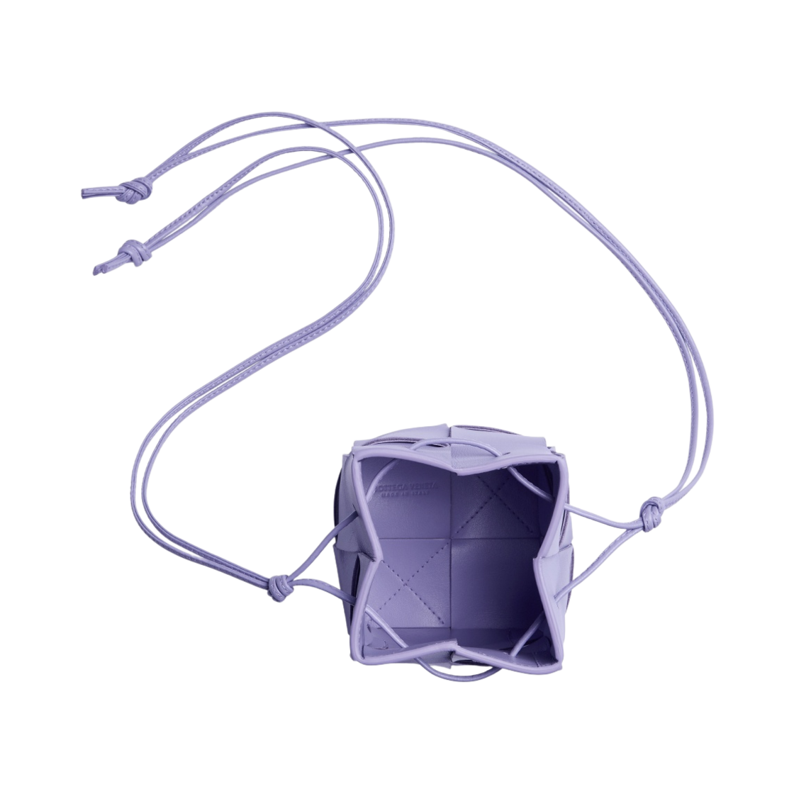 보테가 베네타 미니 레더 카세트 버킷백 위스테리아(Bottega Veneta Mini Leather Cassette Bucket Bag Wisteria) - 3