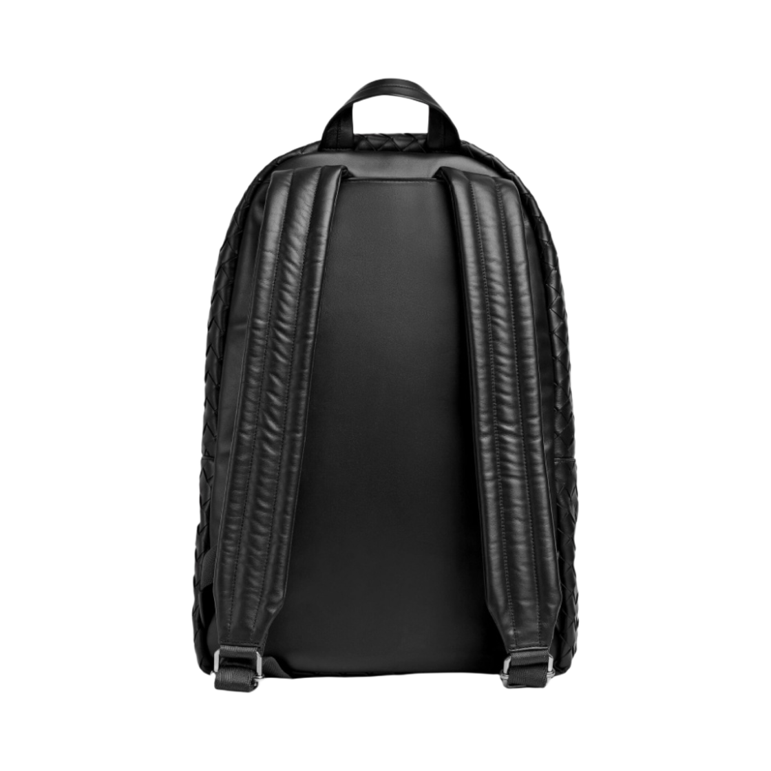보테가 베네타 미디움 인트레치아토 백팩 블랙(Bottega Veneta Medium Intercciato Backpack Black) - 3