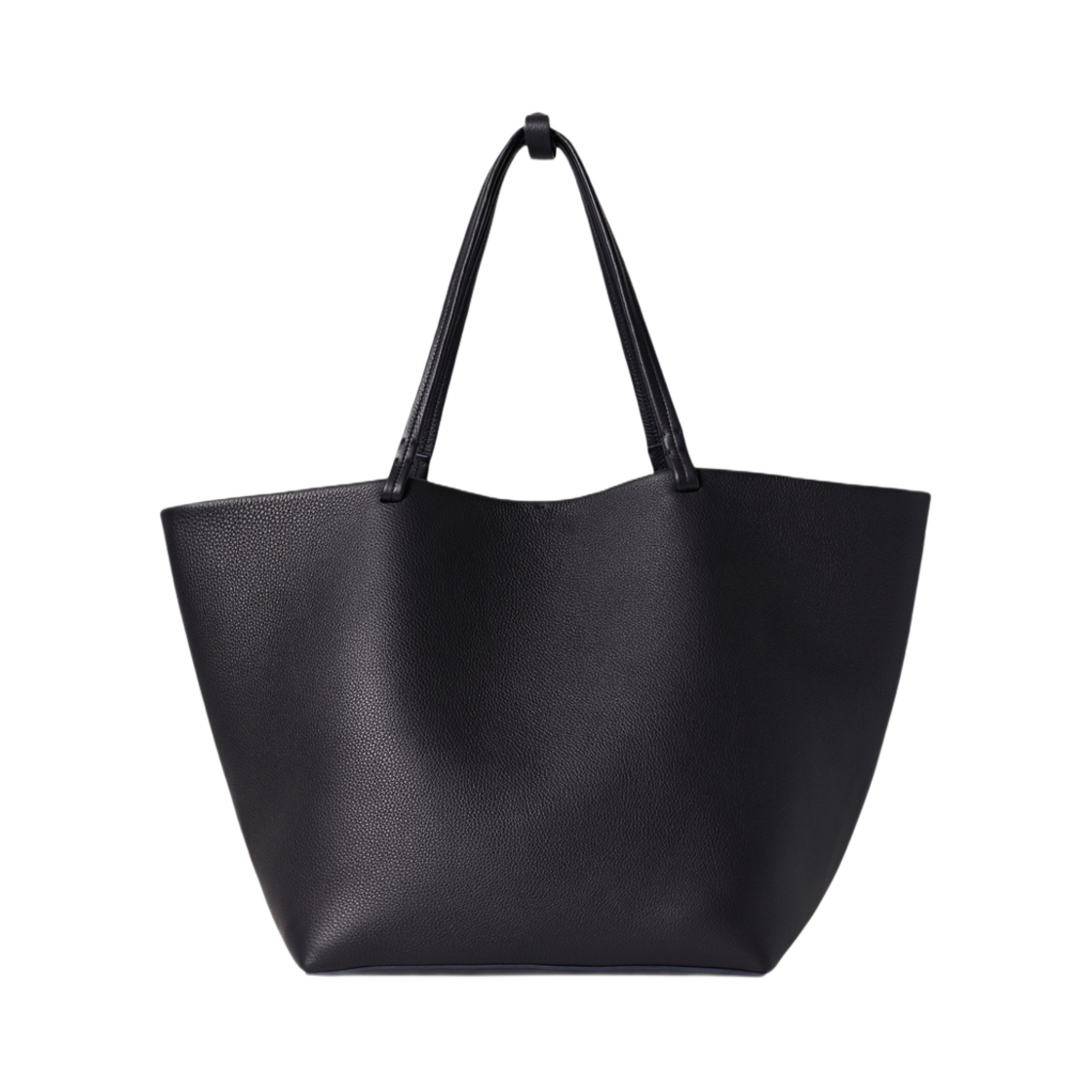 W1201L129MIDS The Row XL Park Tote in Leather Midnight