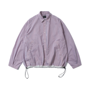 [SS24] moif Wide Drawstring Blouson Pink Stripe