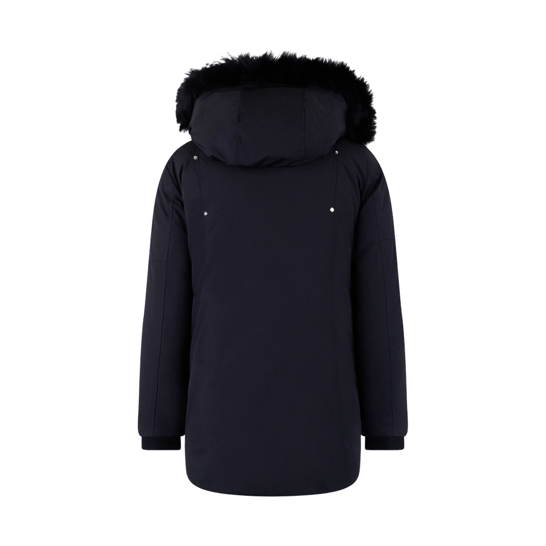 (키즈) 무스너클 오리지널 셔링 파카 네이비 블랙 셔링((Kids) Moose Knuckles Original Shearling Parka Navy Black Shearling) - 2