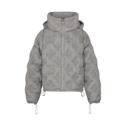 Louis Vuitton Monogram Boyhood Puffer Jacket Grey