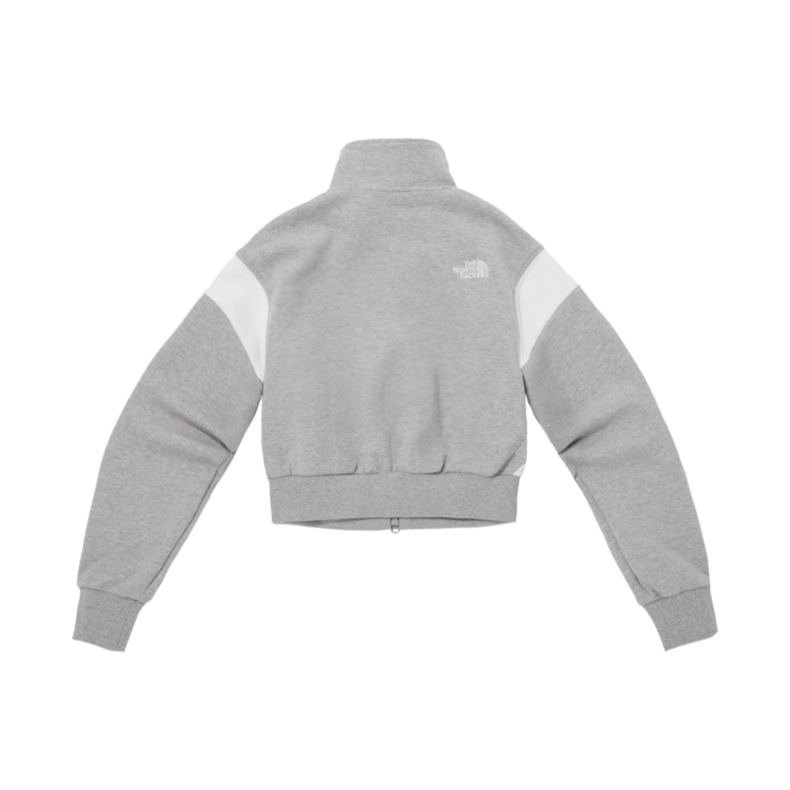 (W) 노스페이스 화이트 라벨 테크 런 트레이닝 자켓 멜란지 그레이((W) The North Face White Label Tech Run Training Jacket Melange Grey) - 2