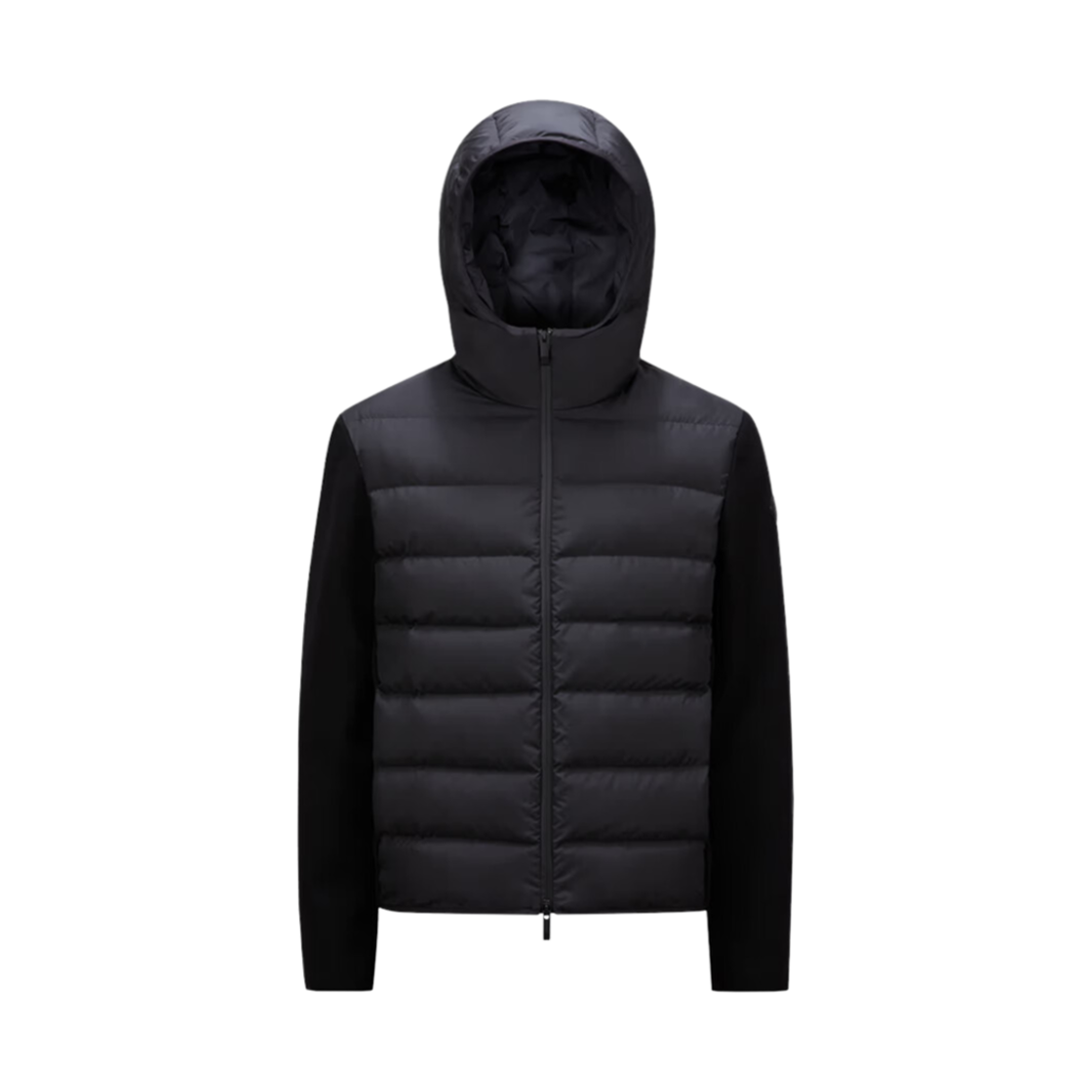 몽클레르 패딩 코튼 집업 후드 블랙 - 24FW(Moncler Padded Cotton Zip-Up Hoodie Black - 24FW) - 1