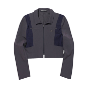 (W) Mischief Uniform Zip Up Jacket Charcoal