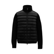 Moncler Padded Wool Cardigan Black - 23FW