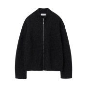 Millo Archive Hairy Knit Jacket Black