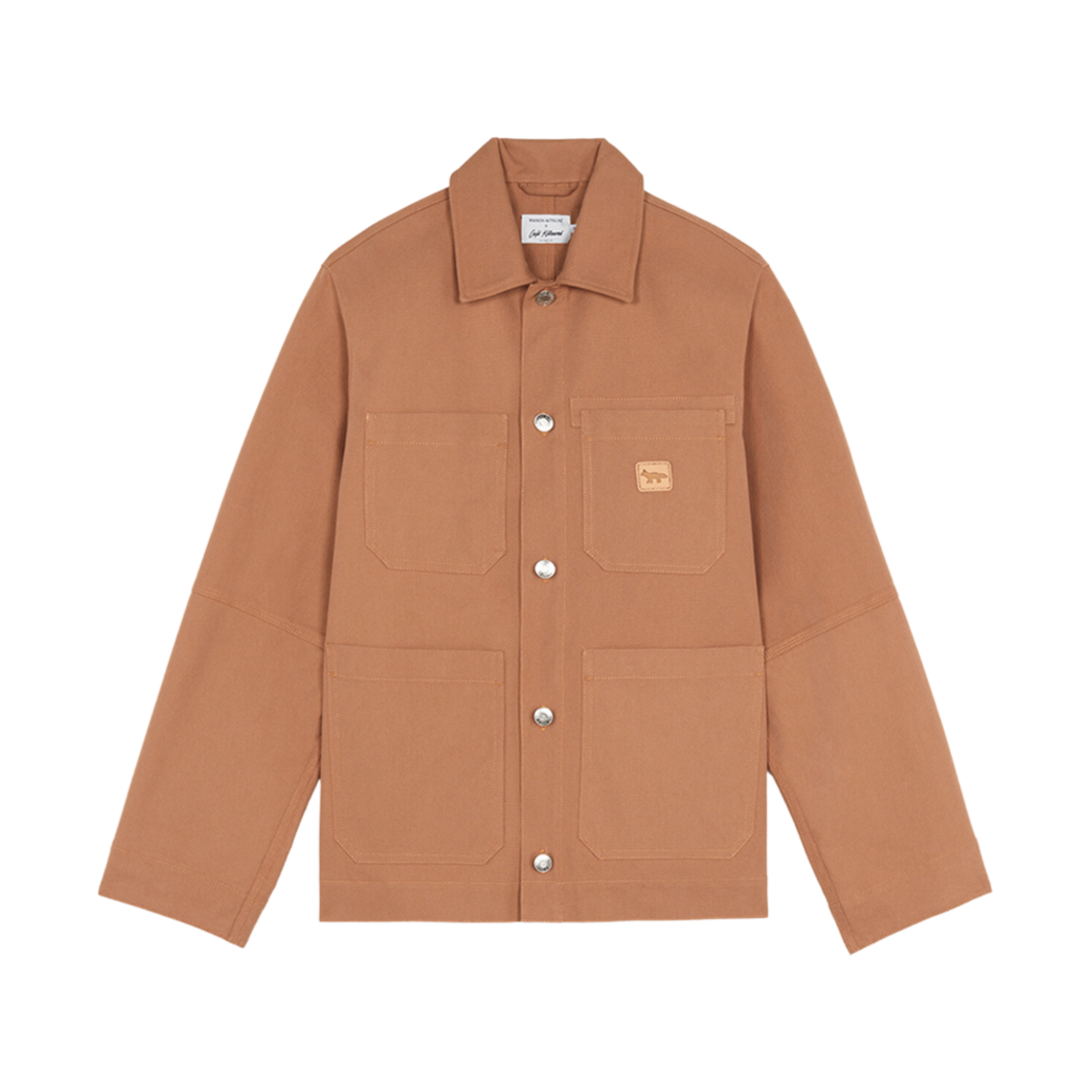 메종 키츠네 카페 워크웨어 자켓 카푸치노(Maison Kitsune Cafe Workwear Jacket Cappuccino) - 1
