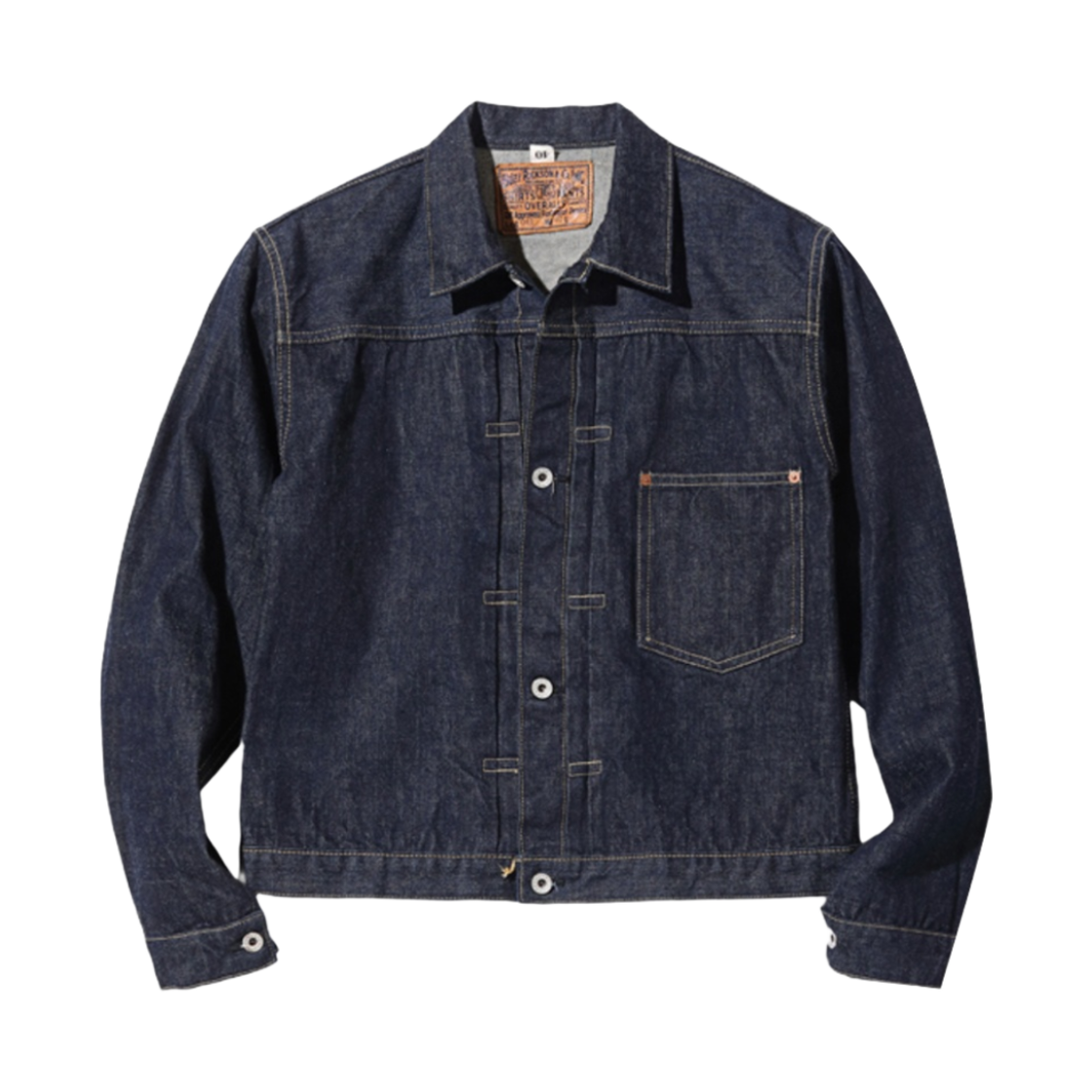 BR16041 Buzz Rickson's World War II Denim Blouse One Wash