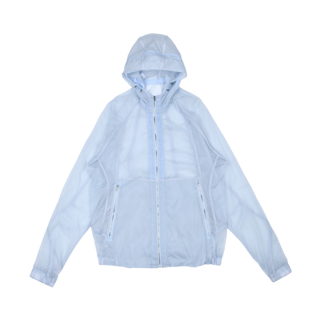 - (W) Aeae Windbreaker Nylon Jacket Skyblue