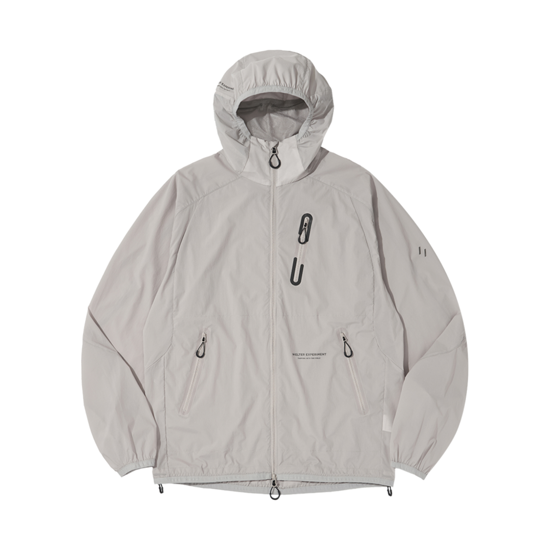 WOL059 Welter Experiment Light Packable Windbreaker Light Gray