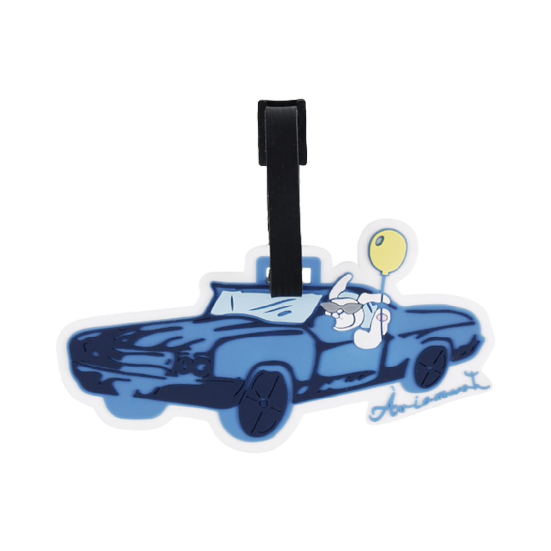 - Aviemuah Bear Rabbit Name Tag Blue