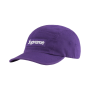 Supreme Washed Chino Twill Camp Cap Dark Purple - 21FW