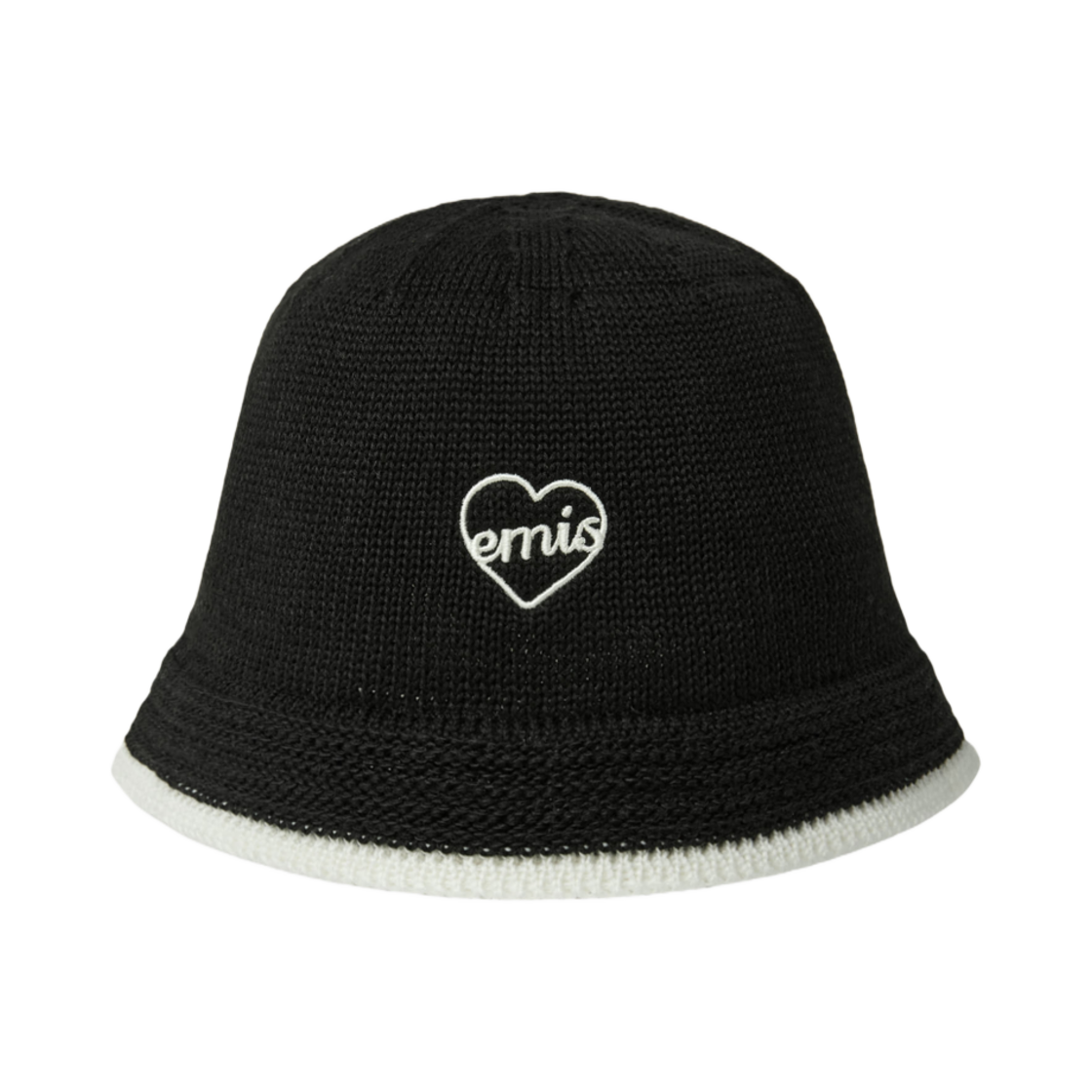 이미스 하트 니트햇 블랙(Emis Heart Knit Hat Black) - 1