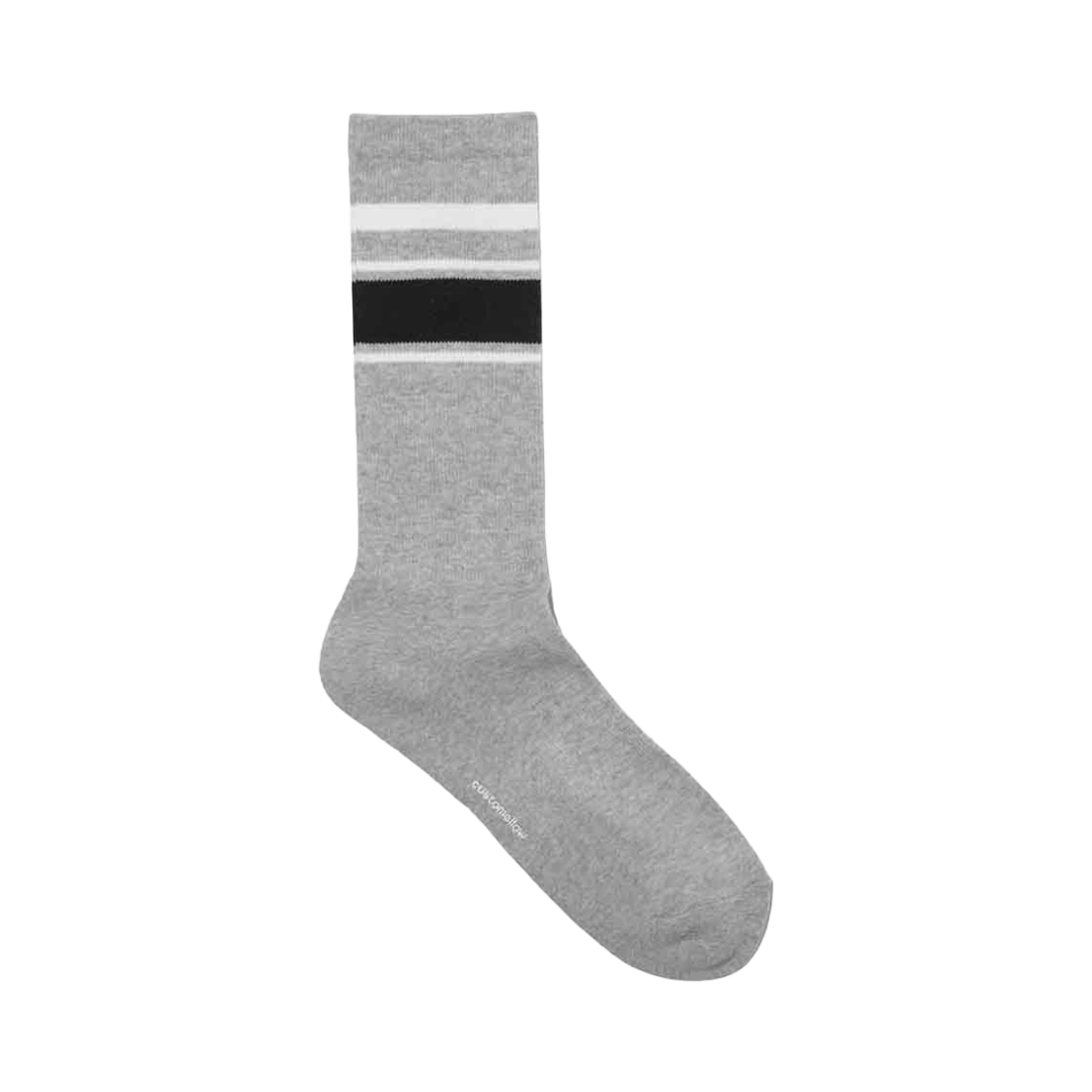 CALAX25101GYX Customellow Stripe Socks Gray