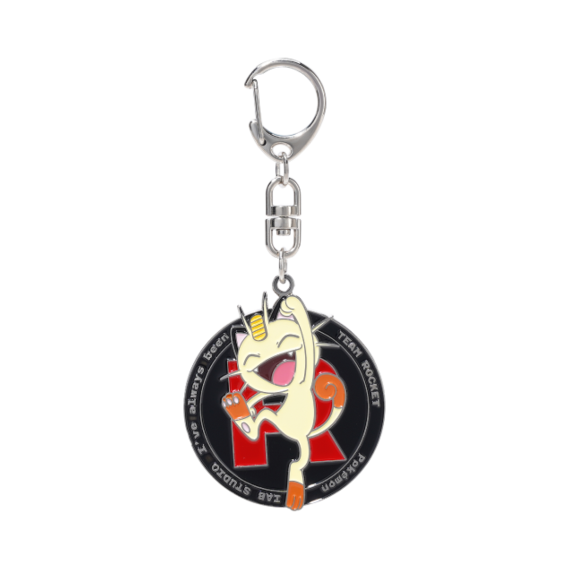 아이앱 스튜디오 x 포켓몬 나옹 키링 메탈 - 오프라인 스토어 한정(IAB Studio x Pokemon Meowth Keyring Metal - Offline Store Exclusive)