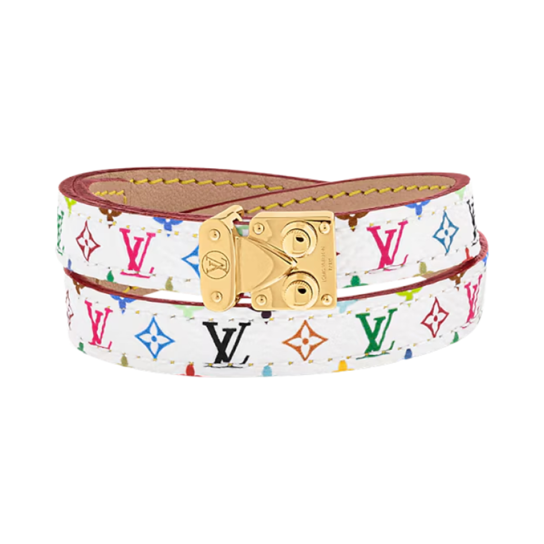 - (W) Louis Vuitton x Murakami Takashi LV Signature Bracelet Multicolor White