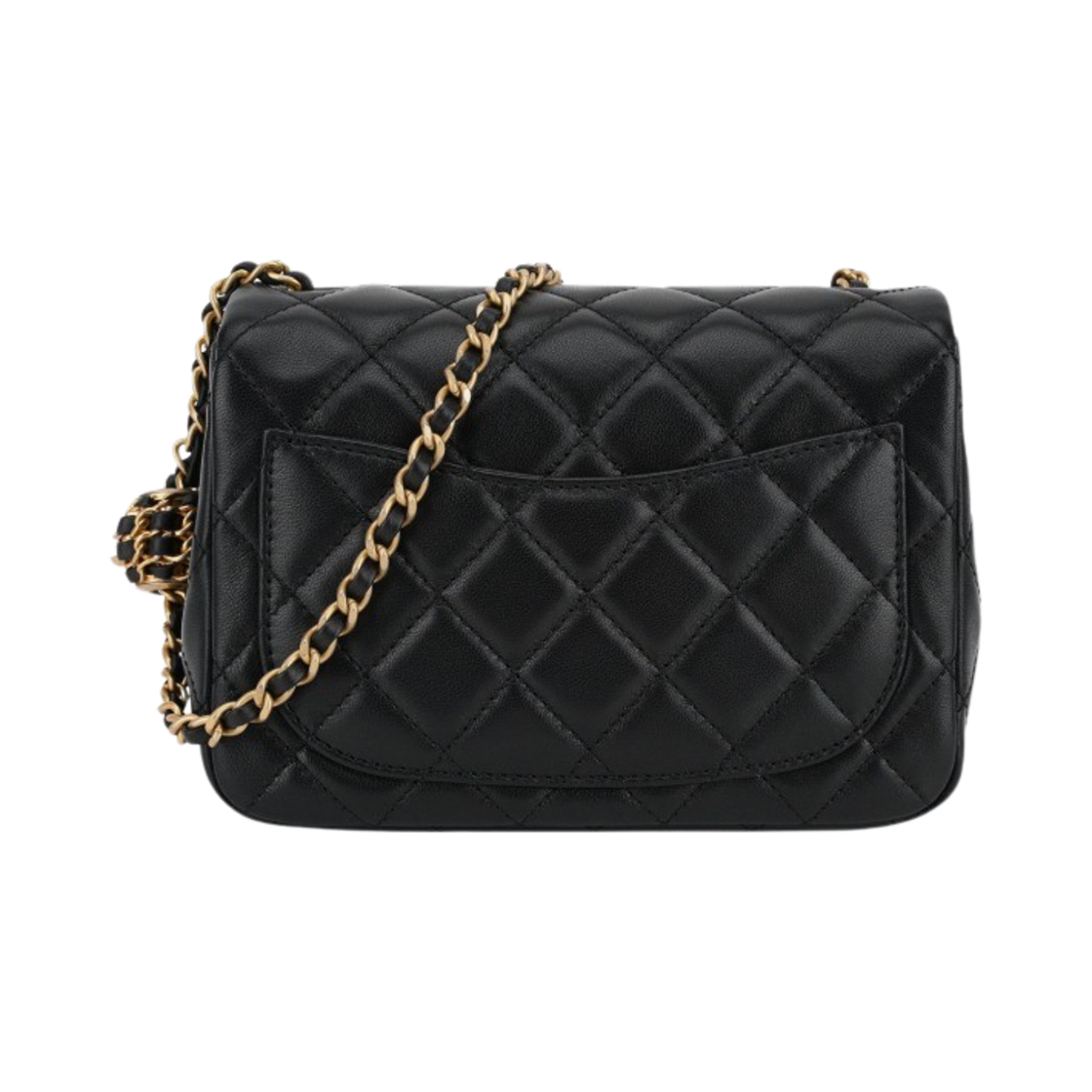 샤넬 미니 플랩백 램스킨 & 골드 블랙(Chanel Mini Flap Bag Lambskin & Gold Black) - 2