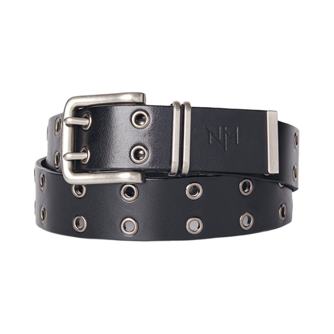 노매뉴얼 NM 유틸리티 레더 벨트 블랙(NOMANUAL NM Utility Leather Belt Black)