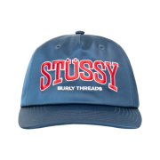 Stussy Mid-Depth Burly Threads Snapback Navy
