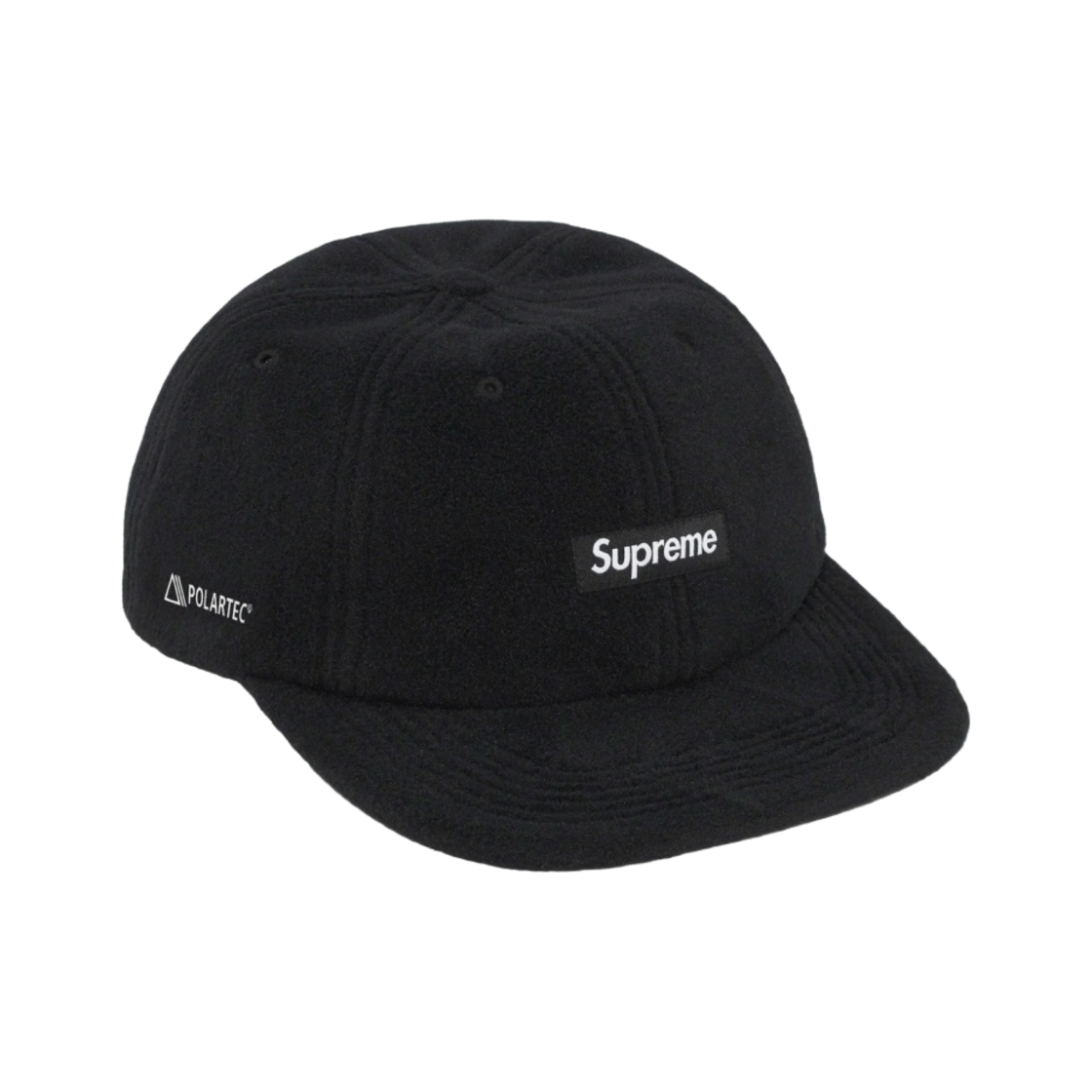 슈프림 폴라텍 스몰 박스 6-패널 블랙 - 23FW(Supreme Polartec Small Box 6-Panel Black - 23FW) - 1