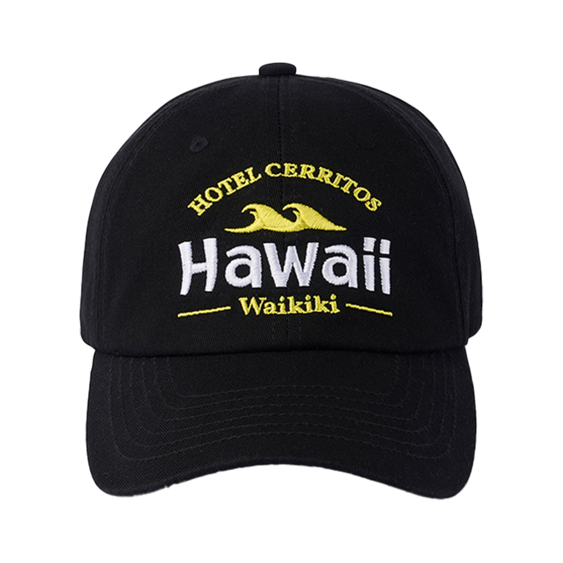 Hawaii BigWave Ball Cap_bk Hotel Cerritos Hawaii BigWave Ball Cap Black