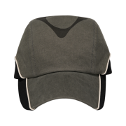 Mischief Rhombus Cotton Camp Cap Khaki Black