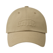 Emis Embossing Logo Ball Cap Beige