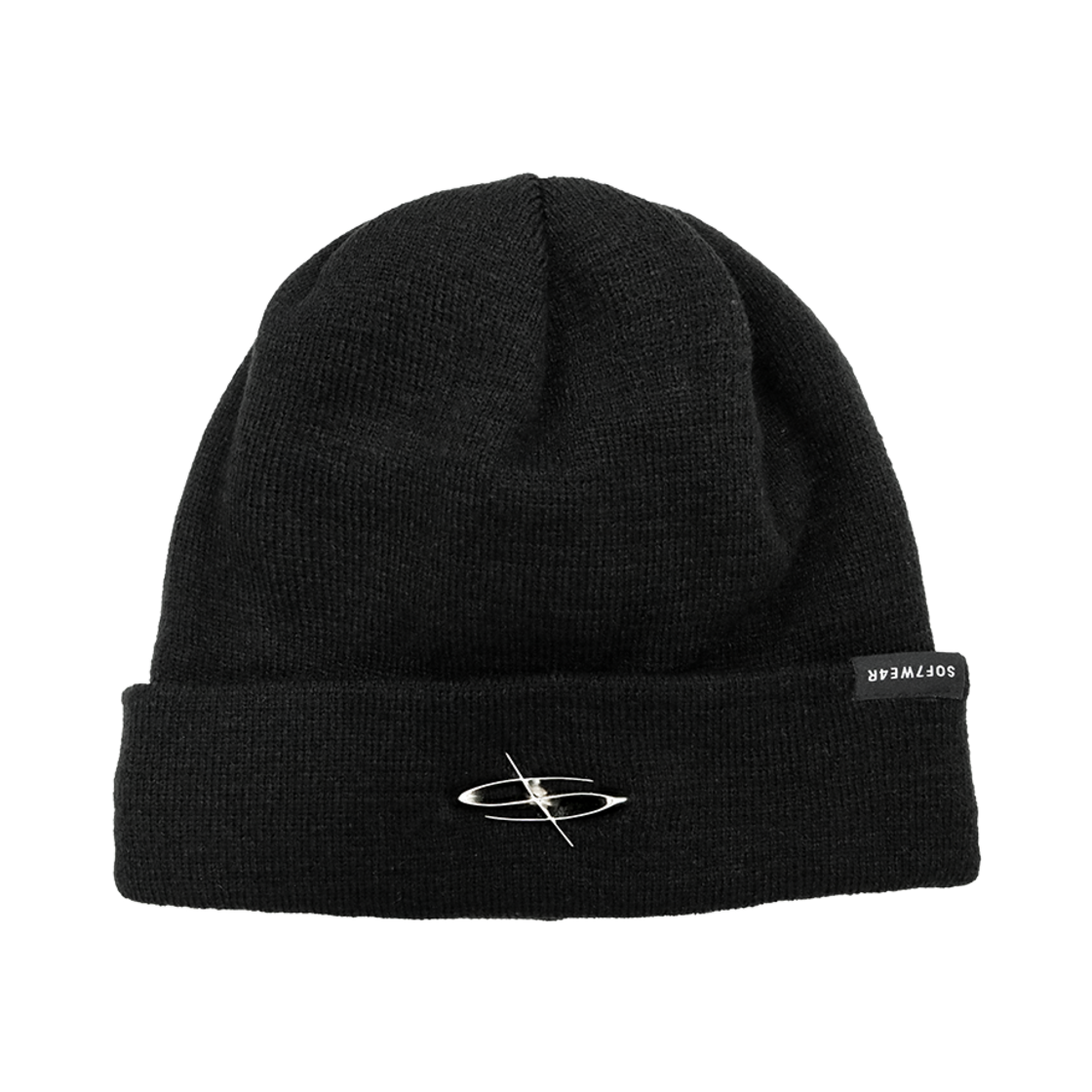 에르 바이 에러리스트 앰블럼 커프 비니 블랙(ERR BY ERRORIST Emblem Cuff Beanie Black) - 1
