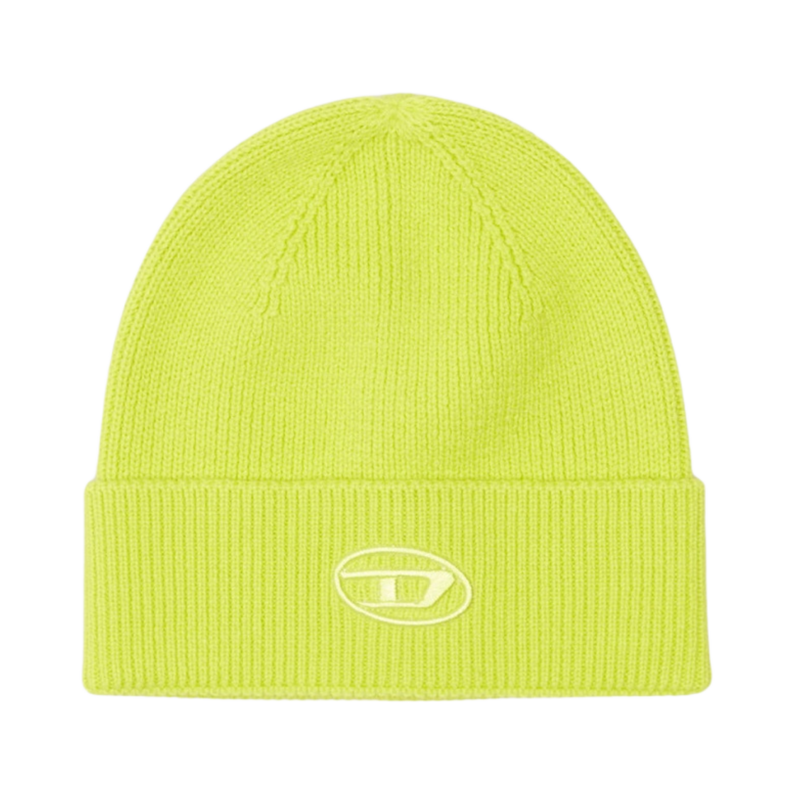 디젤 K-코더-풀리 B 립드 비니 D 자수 네온 그린