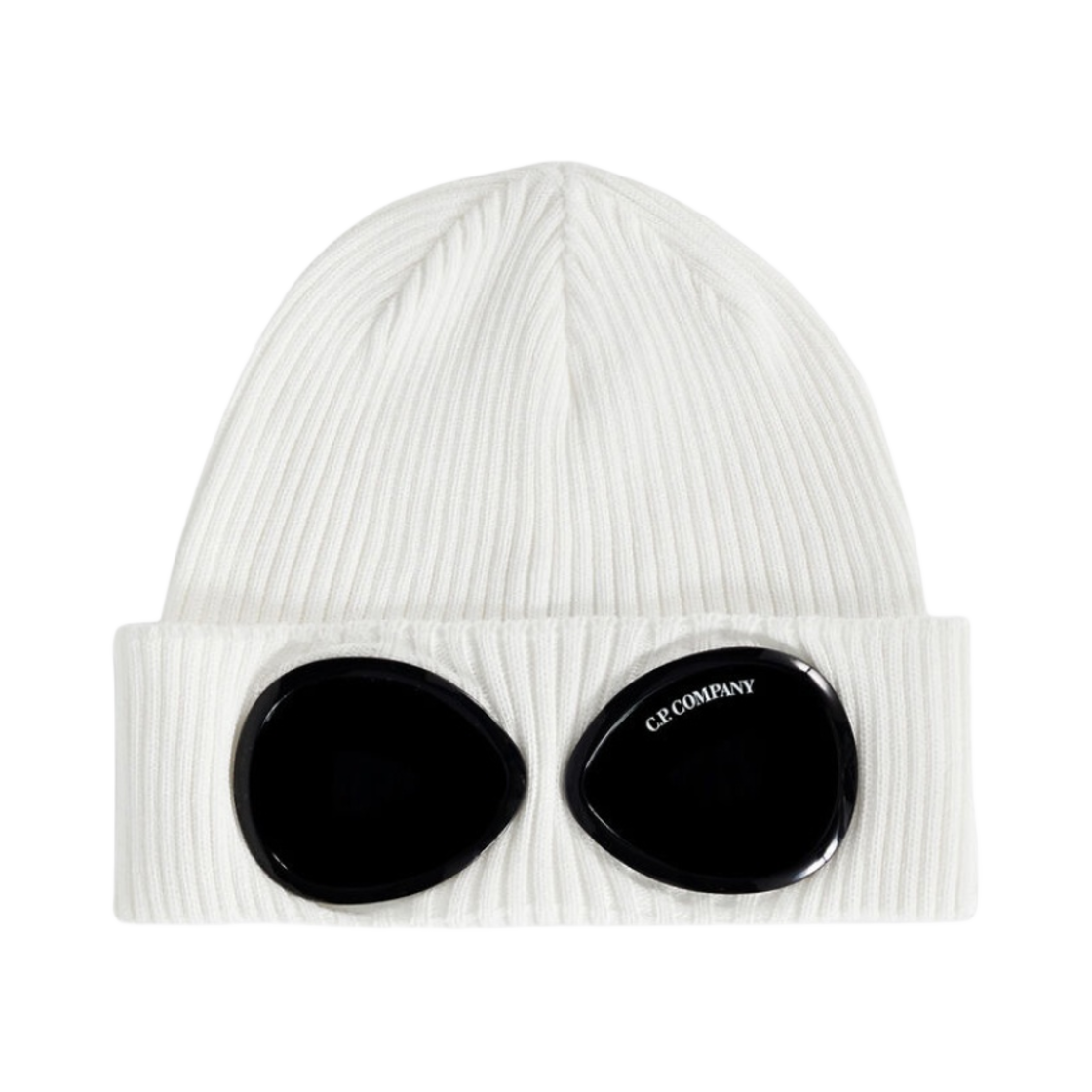 14CMAC016A000727A103 C.P. Company Cotton Goggle Beanie Gauze White - 23SS - 대표 이미지 #1