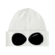 C.P. Company Cotton Goggle Beanie Gauze White - 23SS