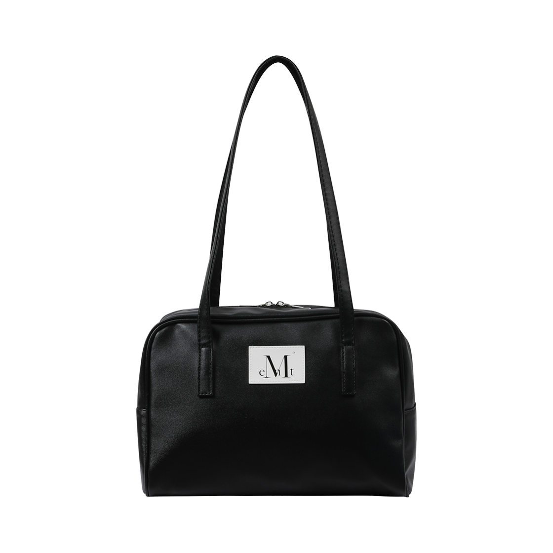 무센트 티브 레더 숄더백 블랙