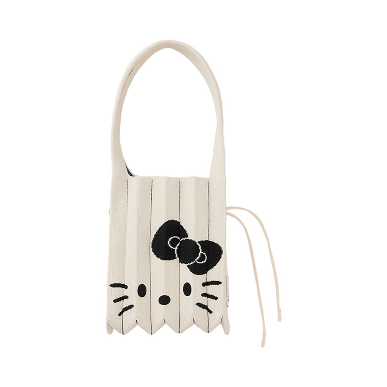 조셉앤스테이시 럭키 플리츠 니트 스몰 헬로키티 바닐라(Joseph&Stacey Lucky Pleats Knit S Hello Kitty Vanilla)