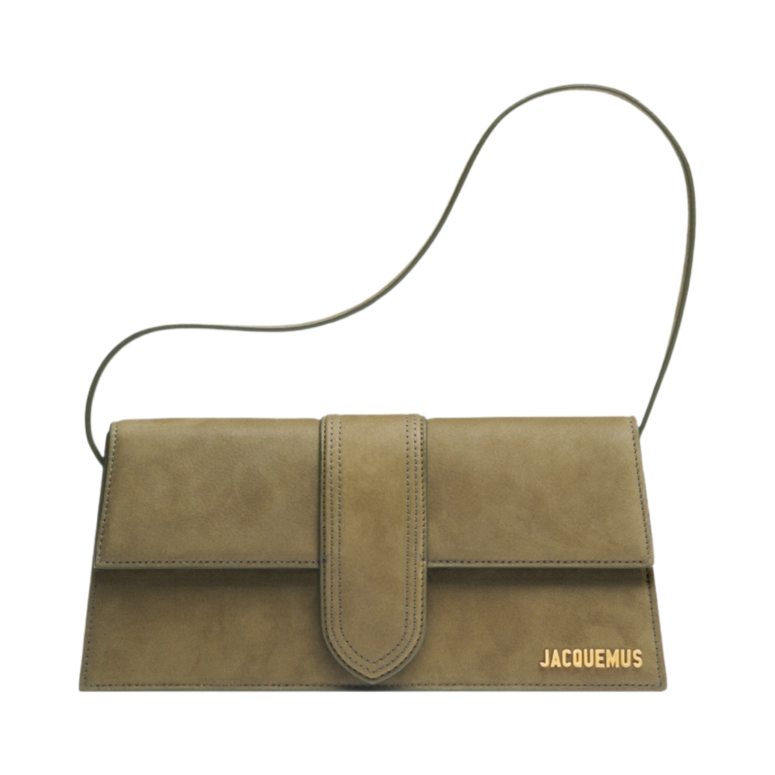 자크뮈스 르 밤비노 롱 플랩 백 다크 카키(Jacquemus Le Bambino Long Flap Bag Dark Khaki) - 1