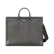 Gucci Ophidia Large Tote Bag Grey Black Supreme
