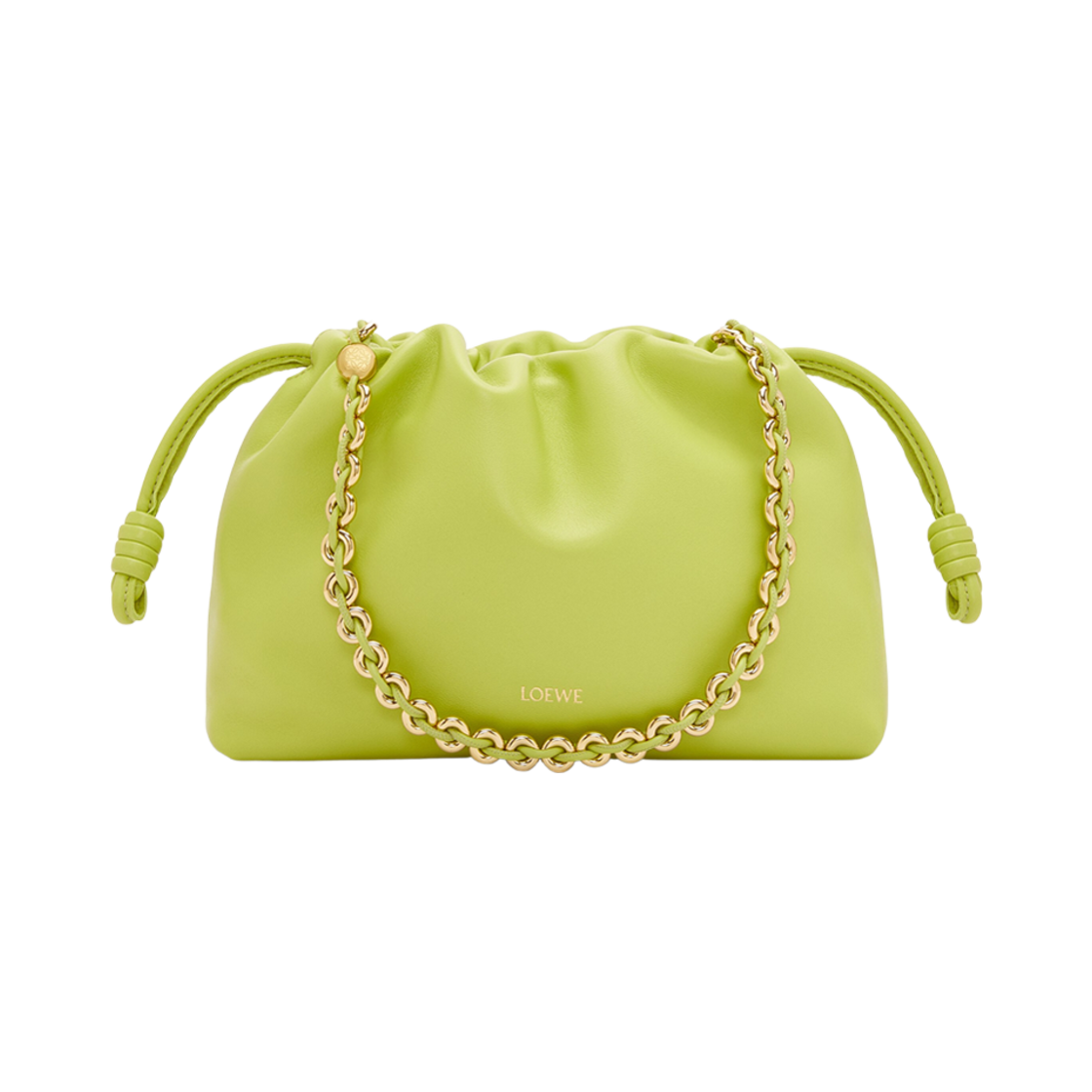 로에베 미디움 플라멘코 퍼스 백 인 멜로우 나파 램스킨 아니스(Loewe Medium Flamenco Purse Bag In Mellow Nappa Lambskin Anise)