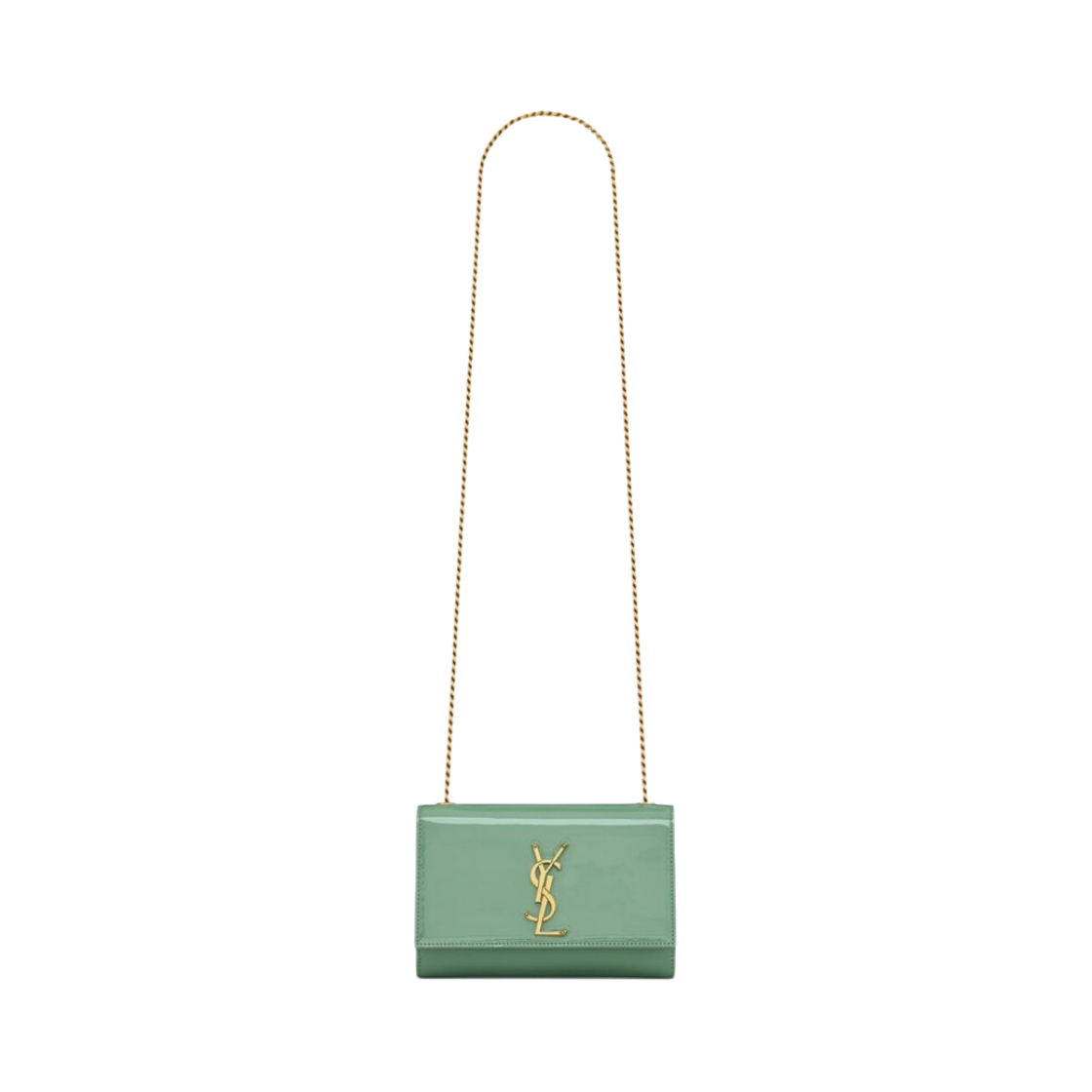 생로랑 케이트 스몰 페이턴트 레더 빈티지 세이지(Saint Laurent Kate Small in Patent Leather Vintage Sage) - 1