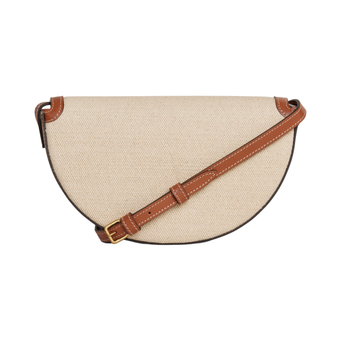 셀린느 텍스타일 카프스킨 베사체 레더 트리옹프 내츄럴 탄(Celine Besace Cuir Triomphe In Textile and Calfskin Natural Tan) - 2