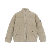 Stone Island 482RT Organic Corduroy 800 Down Dust Colour Frost Finish Down Blouson with Anti-Drop Biscuit - 24FW