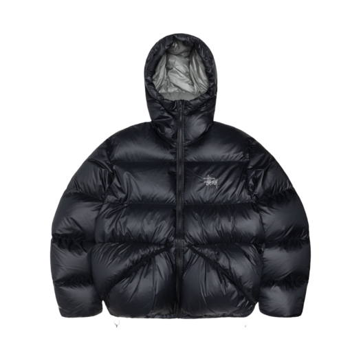 115685 Stussy Down Parka Micro Ripstop Phantom Black